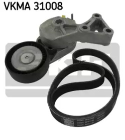 Комплект ручейковых ремней SKF для VW MULTIVAN V (7HM, 7HN, 7HF, 7EF, 7EM, 7EN) 1.9 TDI